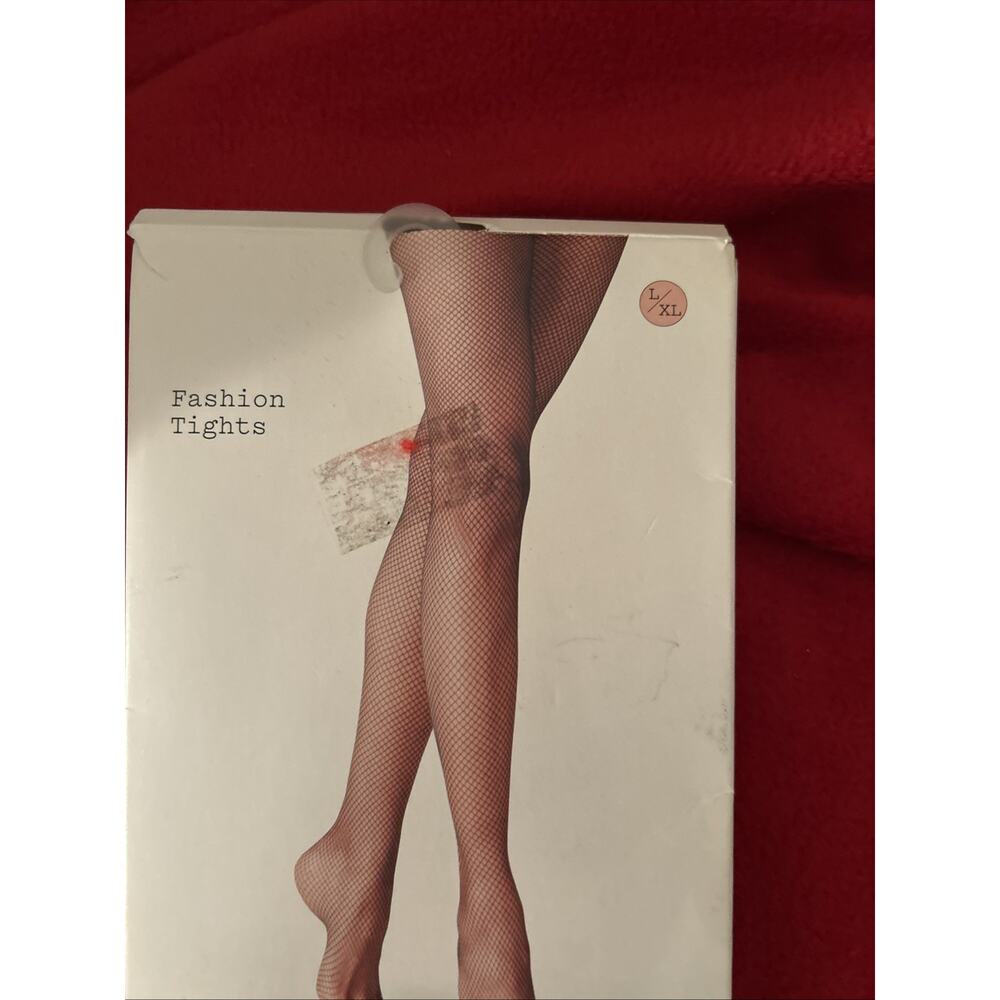 NEW size L/XL A New Day black fishnet fashion tights large x-large - Picture 2 of 3